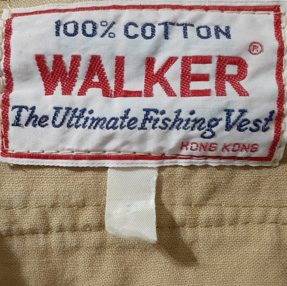 Vintage Walker Ultimate Men's Fishing Vest Small - Picture 4 of 12